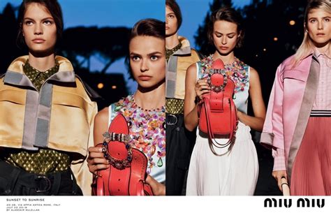 miu miu resort 2017 campaign|Miu Miu Resort 2017 Show at Paris Couture Week .